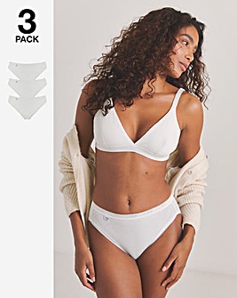 Sloggi Tai 3Pack Hi Leg Briefs