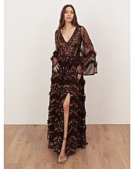 Maya Deluxe Embellished Dress