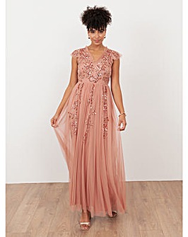 Maya Deluxe Embellished Dress