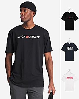 Jack & Jones History 3 Pack T-Shirts