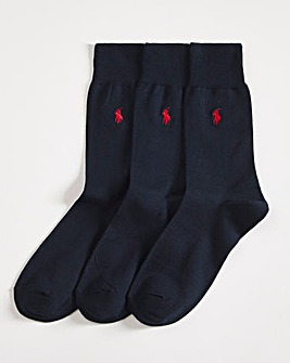Polo Ralph Lauren 3 Pack Cotton Socks
