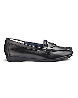 MULTIfit Leather Slip On Loafers Wide E/EE Fit