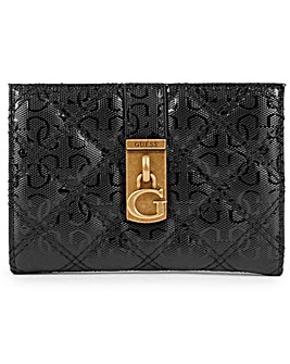 Guess Gaia Quilted Logo Fold Up Organizer Wallet