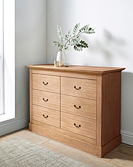 Julipa Ashford 6 Drawer Wide Chest