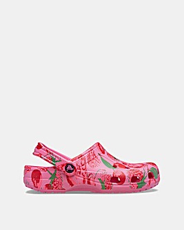 Crocs Pink Lemonade Classic Retro Summer Clog - Standard Fit