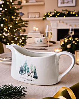 Winter Stag Gravy Boat