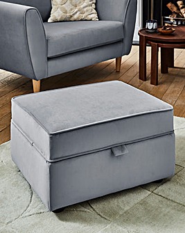 Gray & Osbourn Jonas Storage Footstool