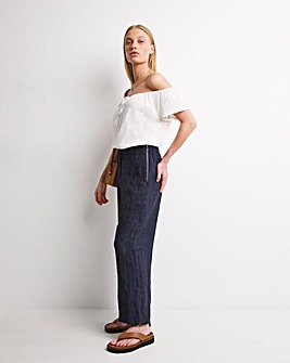 Whistles Linen Elasticated Waist Trouser