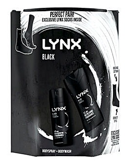 Lynx Black Duo & Socks Gift Set