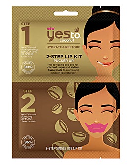 Yes To Coconut Ultra Hydrating 2-Step Pucker Up Lip Kit