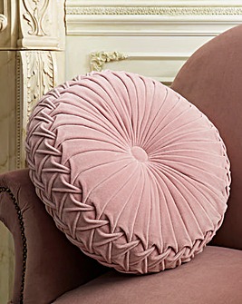 Joe Browns Velvet Circular Cushion