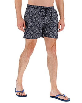 Bandana Print Swim Short