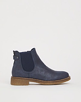 Cushion Walk Chelsea Boot Crepe Sole Extra Wide EEE Fit