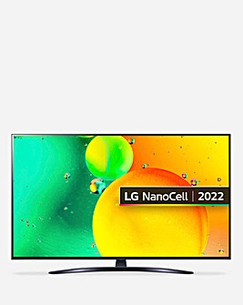 LG NanoCell NANO76 55in 4K Smart TV - 55NANO766QA