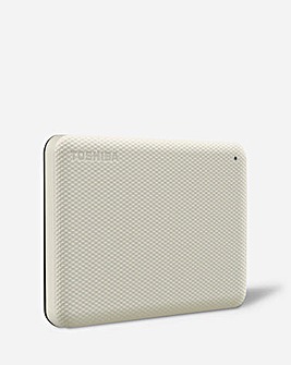 Toshiba 1TB USB 3.0 Canvio Advance Portable External Hard Drive - Beige