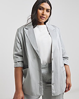 Native Youth Tencel Oversized Blazer