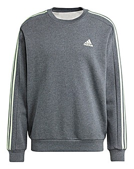 adidas 3 Stripes Fleece Sweatshirt
