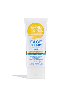 Bondi Sands SPF 50+ Fragrance Free Tinted Hydrating Face Lotion
