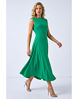 Roman Fit & Flare Midi Dress