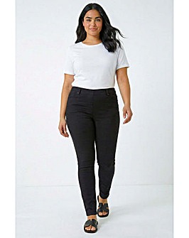 Roman Curve Stretch Denim Jegging