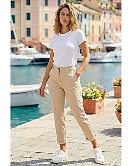 Roman Cotton Stretch Chino Trousers