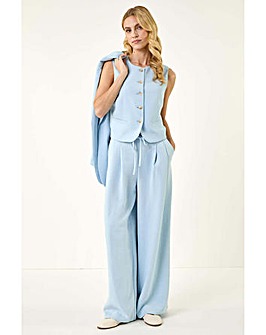 Roman Fluid Tie Front Smart Trouser