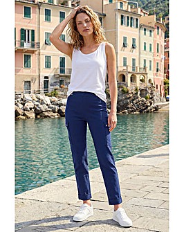 Roman Turn Up Stretch Cargo Trousers