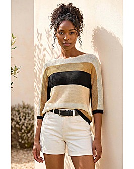 Roman Colour Block Stripe Jumper