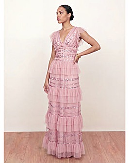 Maya Deluxe Embellished  Dress