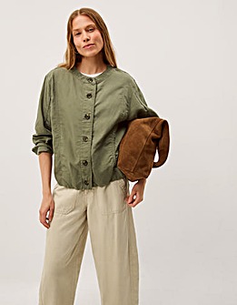 Monsoon Colette Linen Blend Jacket