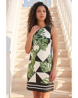 Roman Petite Sleeveless Shift Dress