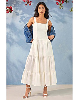 Roman Petite Seam Detail Midi Dress