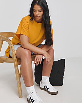 Ochre Slouchy Dip Back Tee