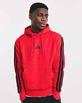 adidas 3 Stripes Fleece Hoodie