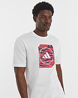 adidas Camo Box Logo T-Shirt