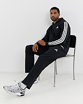 adidas 3 Stripes Fleece Hooded Tracksuit