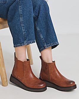 Heavenly Feet Rolo Chelsea Boot Extra Wide EEE Fit