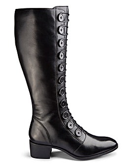 knee high button boots