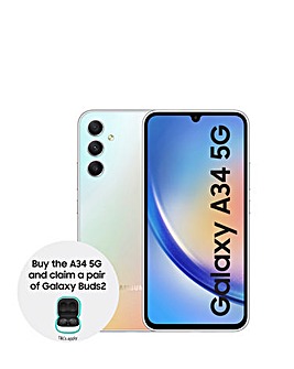 Samsung Galaxy A34 5G 128GB - Awesome Silver