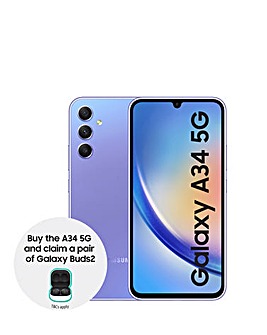 Samsung Galaxy A34 5G 128GB - Awesome Violet