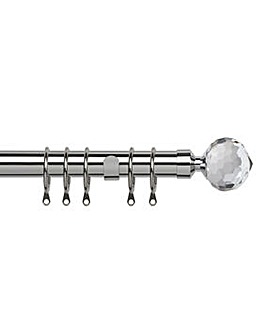 Diamond Extendable Curtain Pole Set