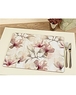 Next Day Delivery Table Mats Coasters Tableware Home J D Metallic Fl Set Of 4 Large Mats