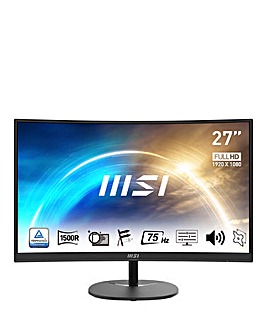 MSI PRO MP271CA 27in FHD Freesync Curved Monitor with Built in Speakers