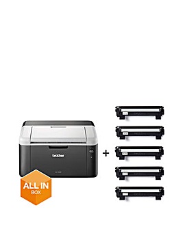 Brother HL-1212WVB A4 Mono Laser Printer with Toners