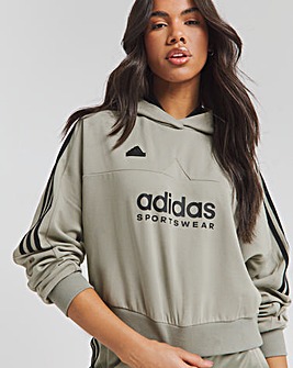 adidas Tiro 3 Stripes Loose Hoodie