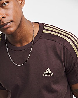 adidas Essentials 3 Stripes T-Shirt