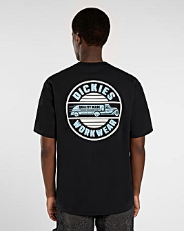 Dickies Short Sleeve Circle Back Graphic T-Shirt Black