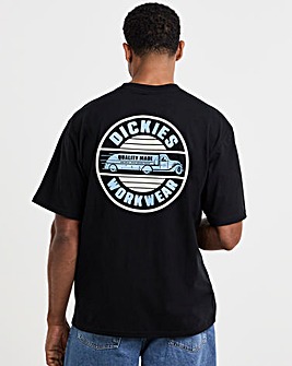 Dickies Short Sleeve Circle Back Graphic T-Shirt Black