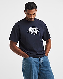 Dickies Short Sleeve Forth Shaw Logo T-Shirt - Navy