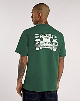 Dickies Short Sleeve Gordonsville Back Graphic T-Shirt - Pine